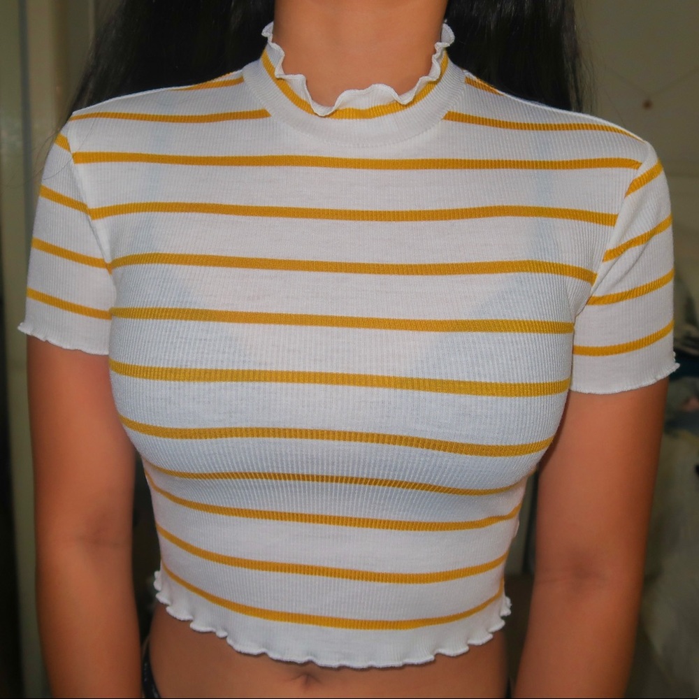 forever 21 mock high neck top